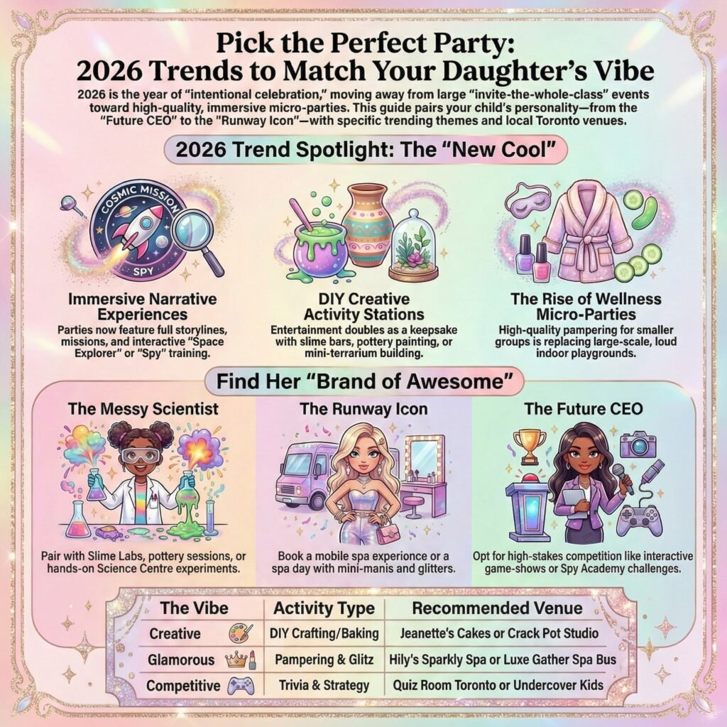 2026 birthday party trend Inforgraphic